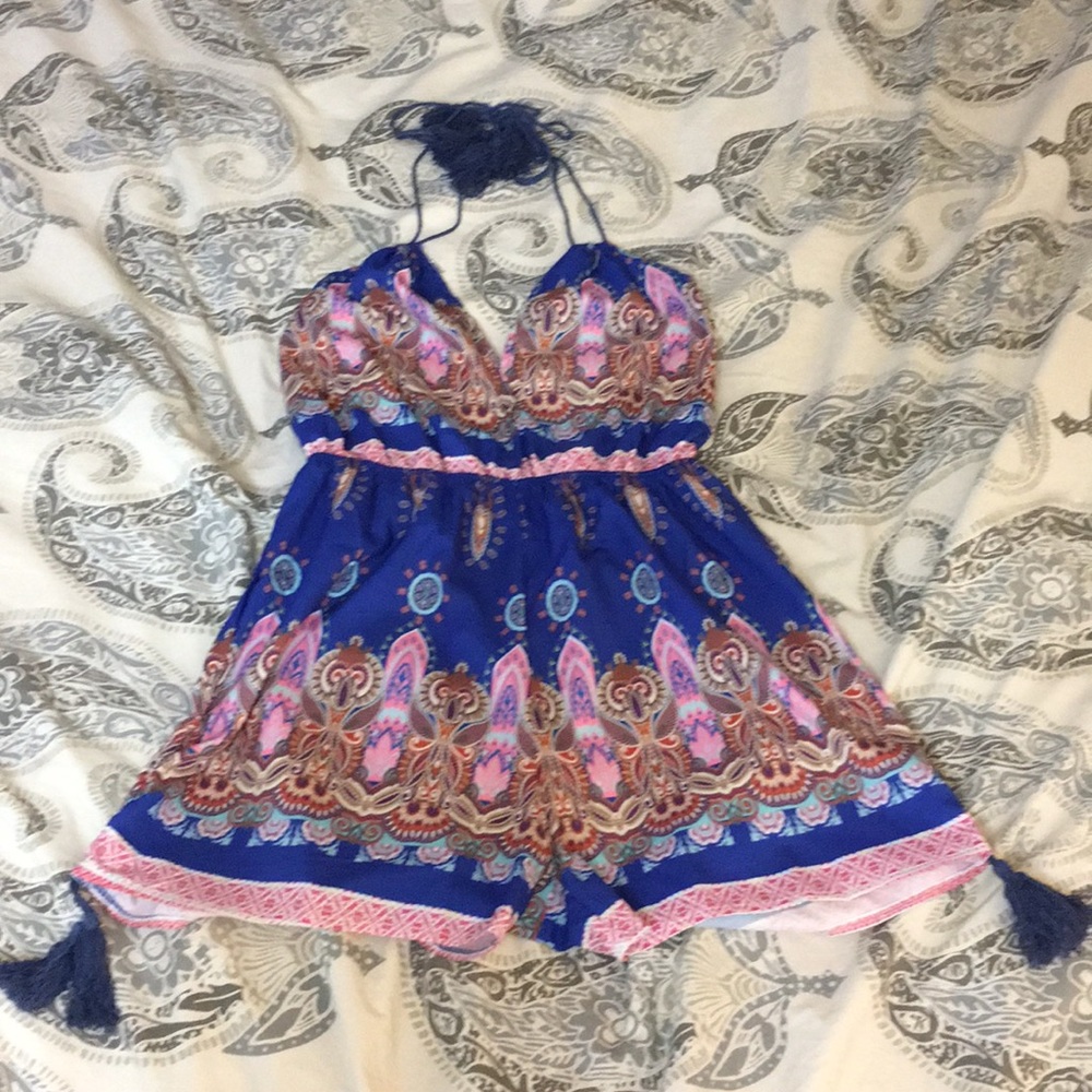 Open back romper